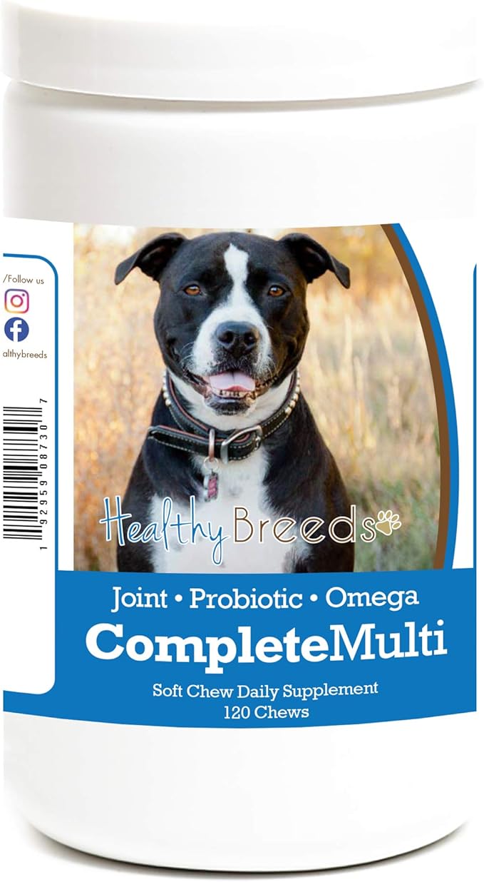 Healthy Breeds Pit Bull All in One Multivitamin Soft Chew 120 Count