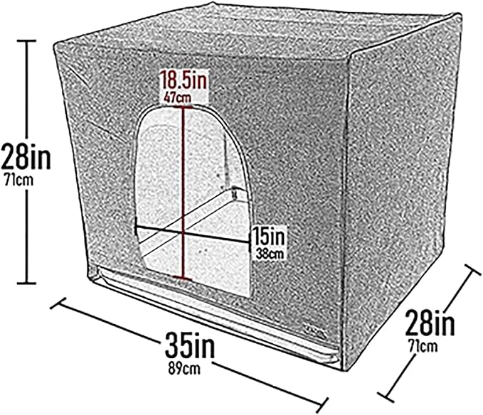 Pet Gear Pro Pawty, Potty Training Aid for Pee Pad/Grass Patch, Removable Tray Holds Pad Included, Hides Messes, Optional Wall Guard, Dog Litter Box, Pro Pawty ONLY- Large, Charcoal