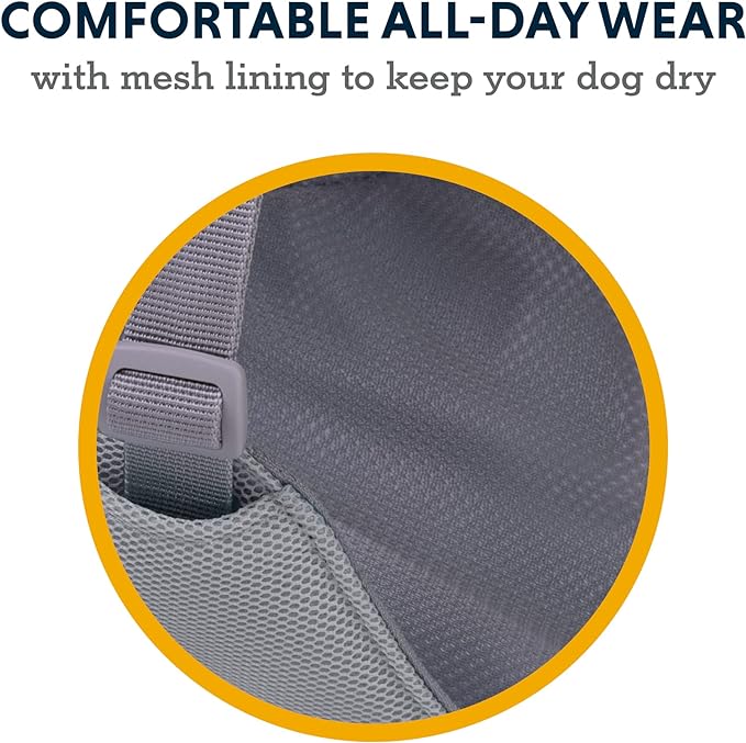 Ruffwear, Swamp Cooler Dog Harness, Lightweight with Evaporative Cooling for Hot Weather, Graphite Gray, Large/X-Large