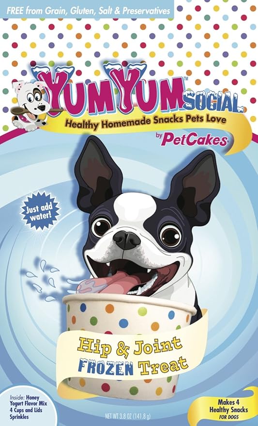 Yumyum Social 859989002761 Frozen Yogurt Dog Treats Healthy Homemade Frozen Yogurt Ice Cream For Pets, Small