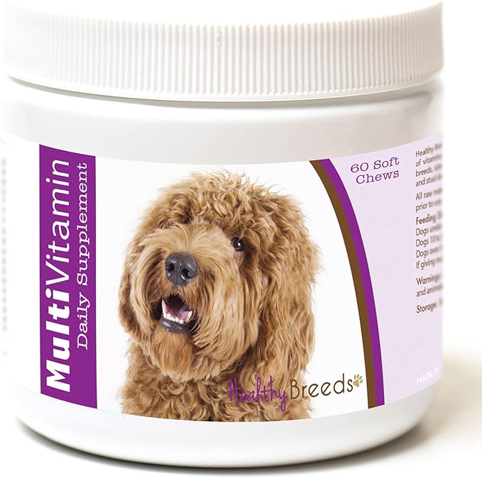 Healthy Breeds Labradoodle Multi-Vitamin Soft Chews 60 Count