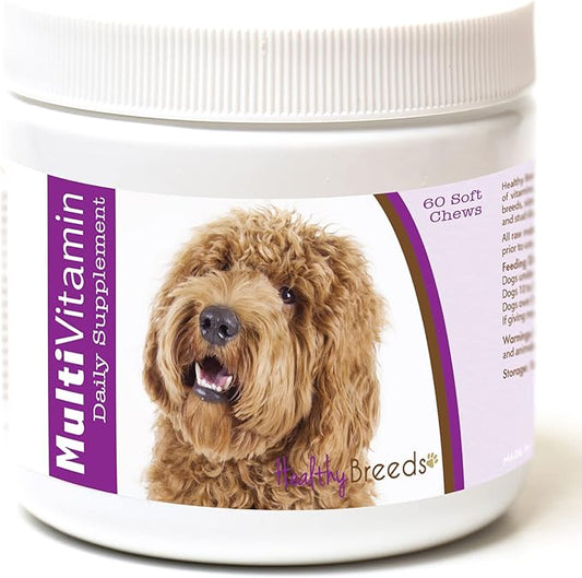 Healthy Breeds Labradoodle Multi-Vitamin Soft Chews 60 Count