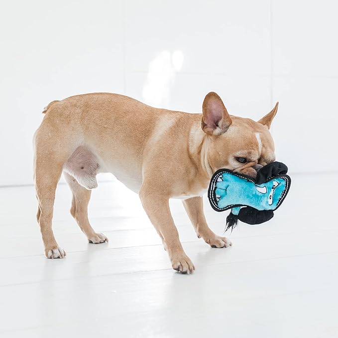 Outward Hound Tough Seamz Lion Plush Dog Toy, Medium