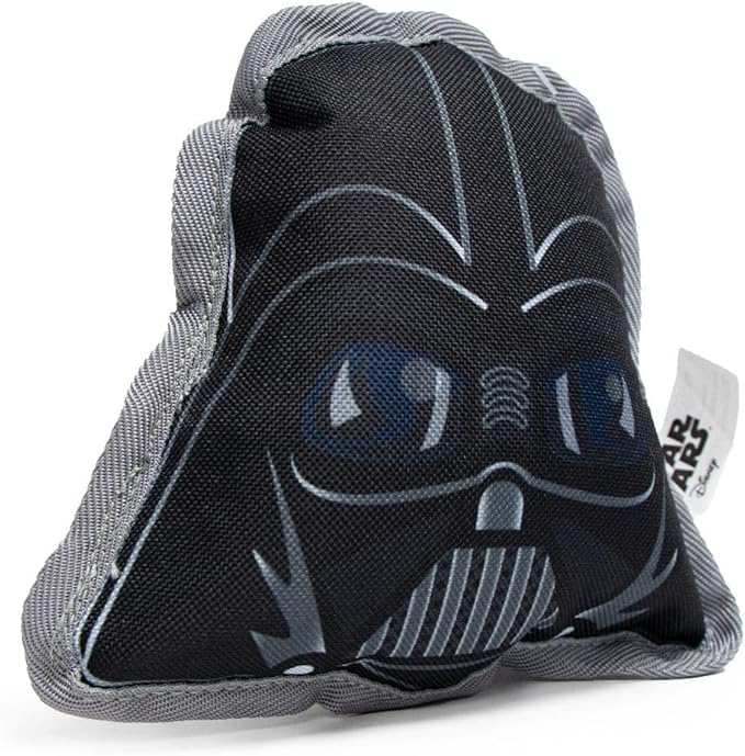 Buckle-Down Dog Toy, Star Wars, Ballistic Squeaker Darth Vader Head