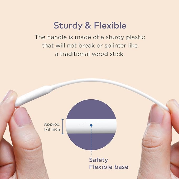 Cotton Swabs for Dogs and Cats - Cat & Dog Ear Cleaner Long Cotton Swab - Extra Long Stick, Cat & Dog Ear Cleaning Kit for Puppies and Pets, Multipurpose Pet Cotton Swabs for Ears (200 buds)