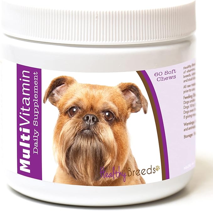Healthy Breeds Brussels Griffon Multi-Vitamin Soft Chews 60 Count
