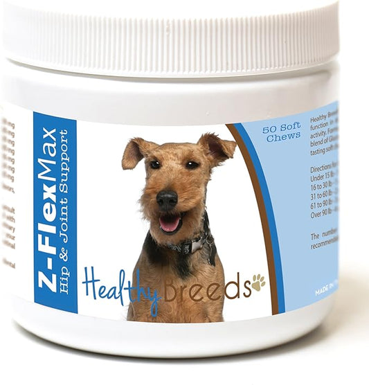 Healthy Breeds Welsh Terrier Z-Flex Max Hip and Joint Soft Chews 50 Count