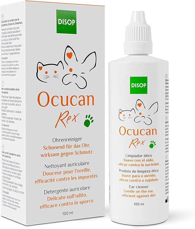 Rex Ear Cleaner for Dogs and Cats, Gently and Efficiently Tackles Ear Dirt - 3.40 Fl Oz