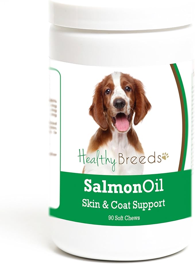 Healthy Breeds Welsh Springer Spaniel Salmon Oil Soft Chews 90 Count