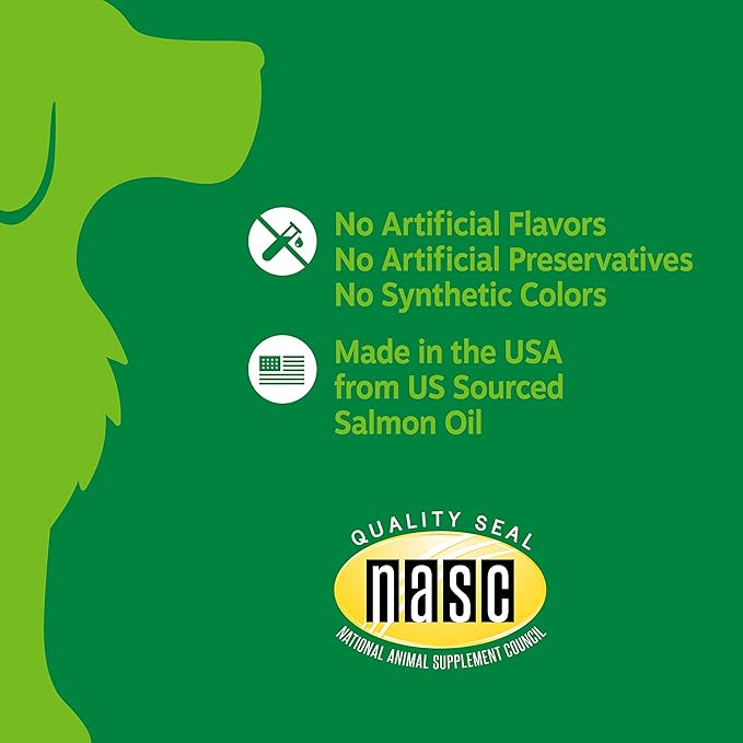 Zesty Paws Salmon Omega Oil Hemp for Dogs and Cats with Wild Alaskan Salmon Oil Omega 3 and 6 Fatty Acids with EPA DHA for Pets Supports Normal Skin Moisture and Immune System Function 16oz