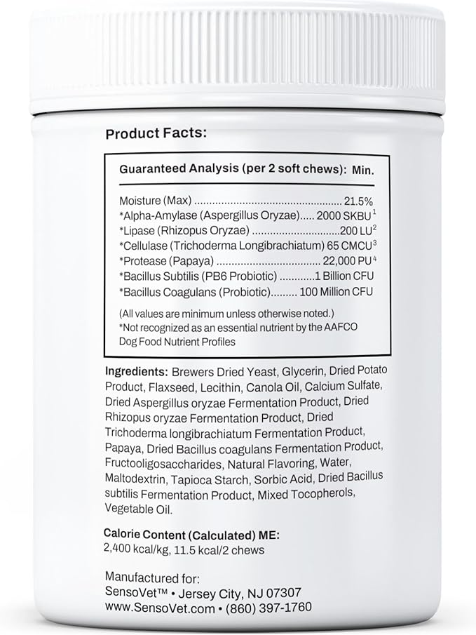 Probiotics for Dogs with Prebiotics and Digestive Enzymes - Allergy Relief