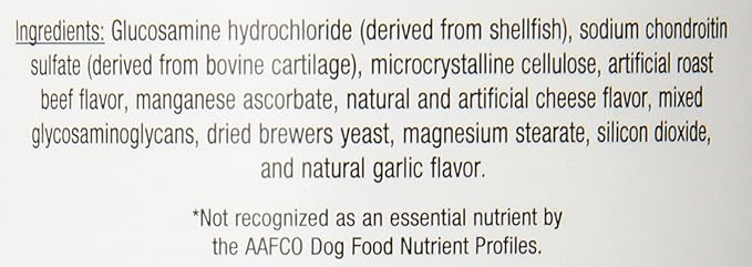 Nutramax Cosequin DS Joint Health Supplement for Dogs - With Glucosamine and Chondroitin, 2 Pack, 500 Total Chewable Tablets