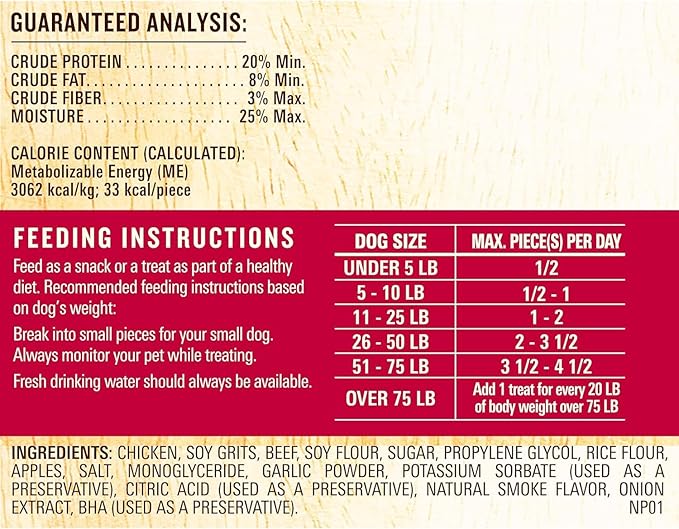 Milo's Kitchen Homestyle Dog Treats, Chicken & Apple Sausage Slices, 10 Ounce (Pack of 5), High Protein, No Artifical Flavors