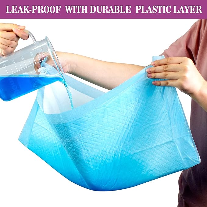 IMMCUTE Extra Large Dog Pee Pads 28"x30"-50 Count | X-Large Puppy Pee Training Pads Super Absorbent & Leak-Proof | Disposable Pet Piddle and Potty Pads for Puppies | Dogs | Doggie