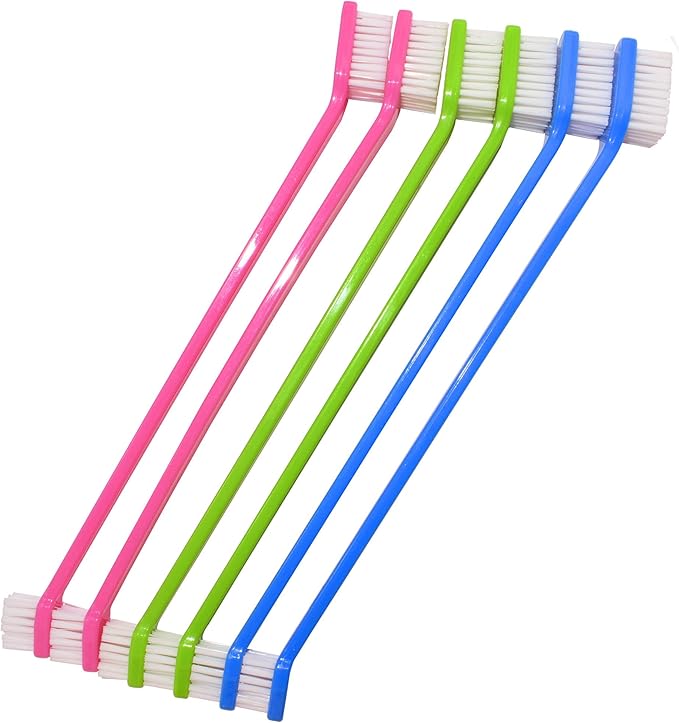 Dog Toothbrush Cat & Dog Toothbrush Soft Bristle Pet Toothbrush Combo Pack for The Dental Care of Your Small to Large Dogs, Cats, Most Pets