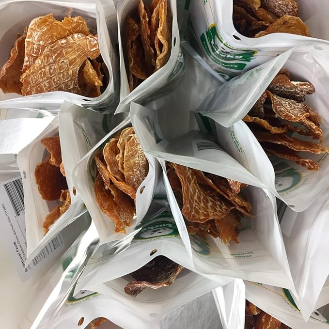 Lucky Premium Treats Chicken Jerky Fillets – Chicken Jerky Dog Treats Made with Sliced Lean Dehydrated Chicken Breast (7 oz)