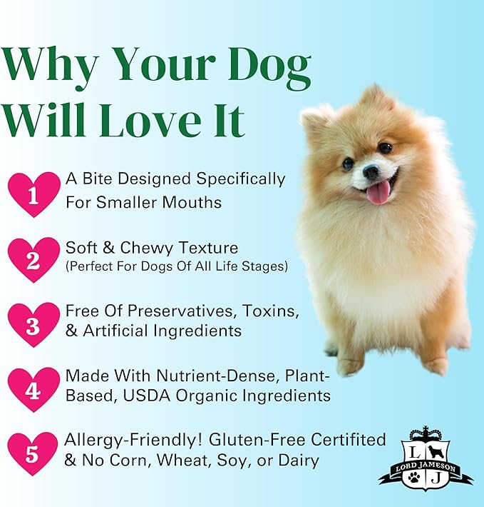 Confetti Cake 3oz - Small Breed Dog Treats - Soft & Chewy, PB & Coconut Flavor, Training & Little Reward