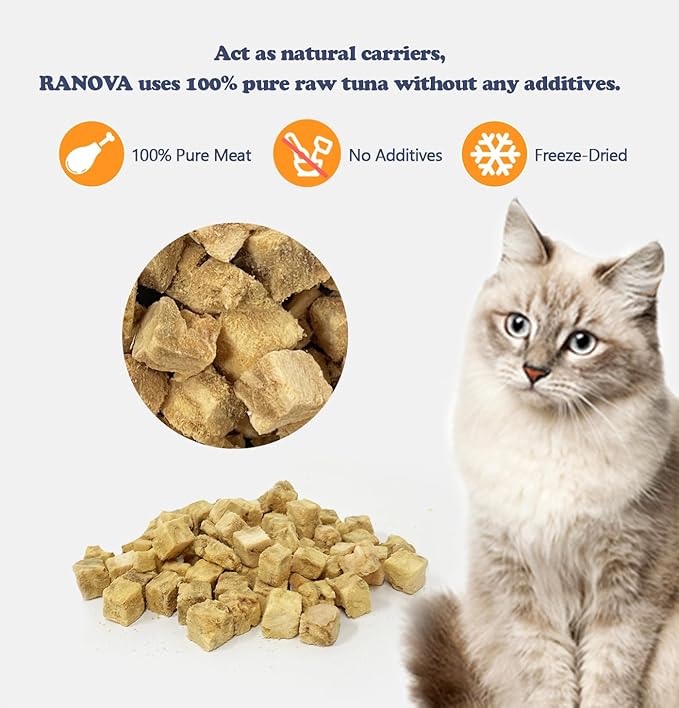 Freeze-Dried Chicken Training Treats for Dogs and Cats | 270 Treats, 4oz Single Ingredient, Raw, Healthy, All Natural, Recyclable Packaging (Salmon)
