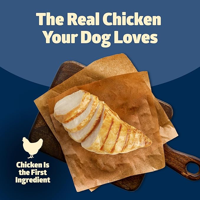 Blue Buffalo Freedom Grain-Free Senior Dry Dog Food, Provides Energy To Stay Active, Made in the USA With Natural Ingredients, Chicken & Potatoes, 4-lb. Bag