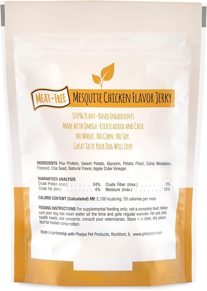 Healthy Breeds Boykin Spaniel Smokin' Oven Meat-Free Mesquite Chicken Flavor Jerky Dog Treats 4 oz