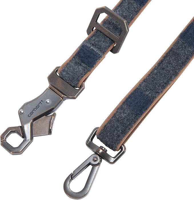 Carhartt Pet Durable Nylon Duck Leashes for Dogs, Reflective Stitching for Visibility, Blanket Stripe, One Size