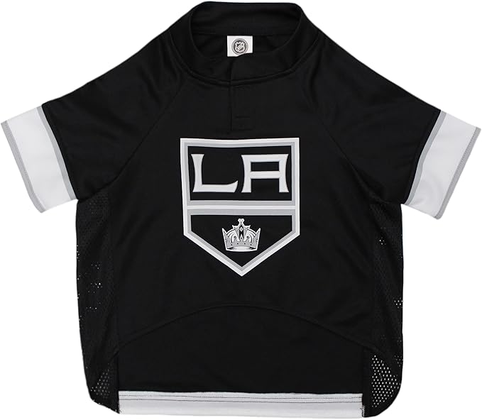 Pets First NHL Los Angeles Kings Jersey for Dogs & Cats, Medium. - Let Your Pet Be A Real NHL Fan!