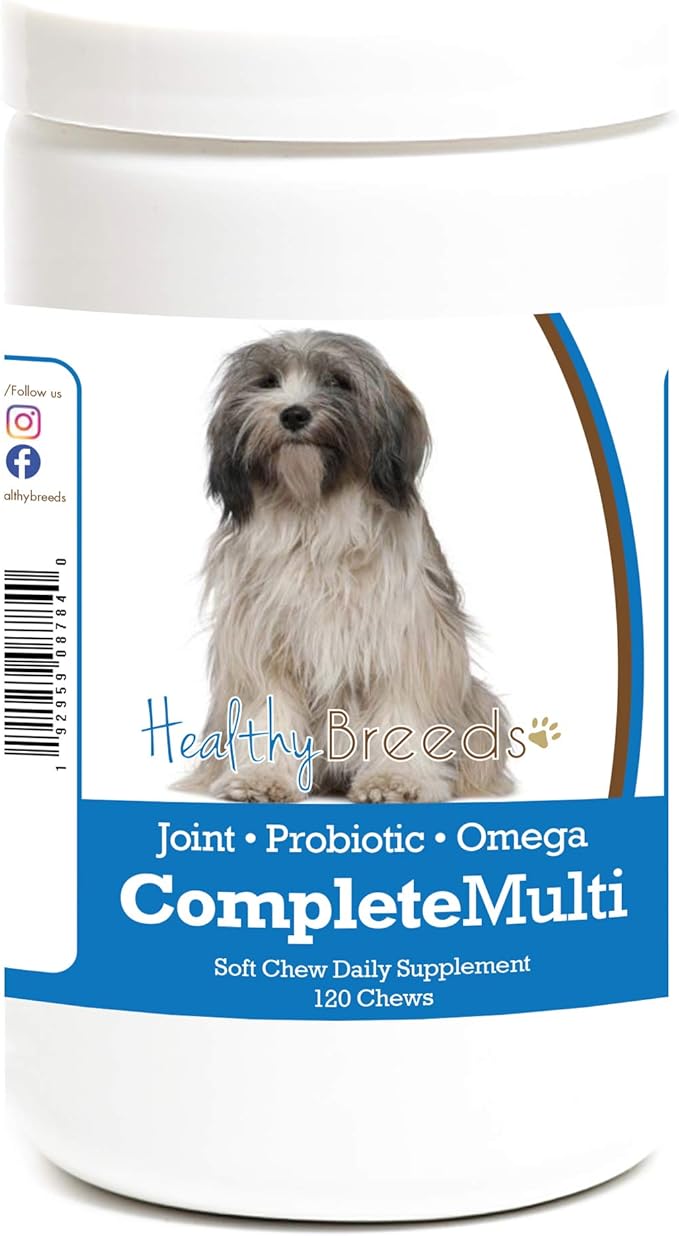 Healthy Breeds Tibetan Terrier All in One Multivitamin Soft Chew 120 Count