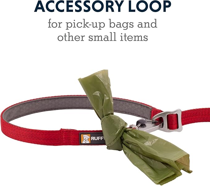 Ruffwear, Switchbak Dog Leash, Convertible & Adjustable Lead for Everyday Use, Red Sumac