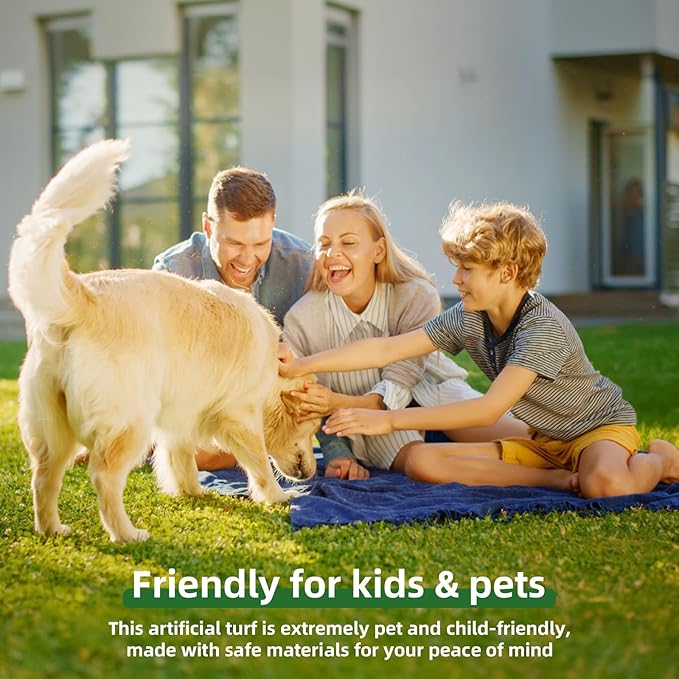 Dog Grass Pee Pad,Artificial Grass for Dogs Potty Training,Reusable Turf Grass Pads for Dogs with Hemmed Edge,Fake Grass Replacement Pads for dog Indoor and Outdoor (18" x 23")