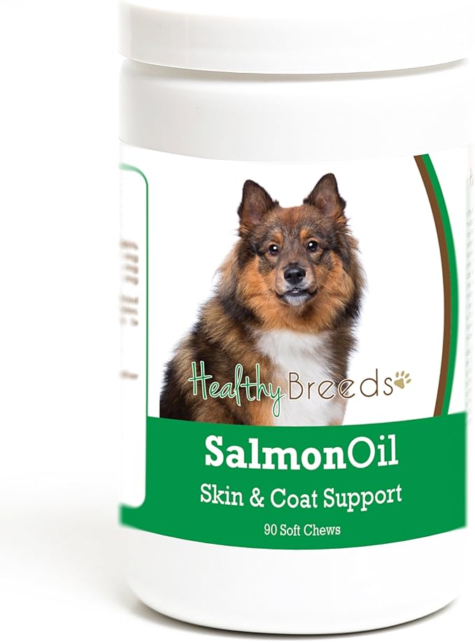 Healthy Breeds Eurasier Salmon Oil Soft Chews 90 Count