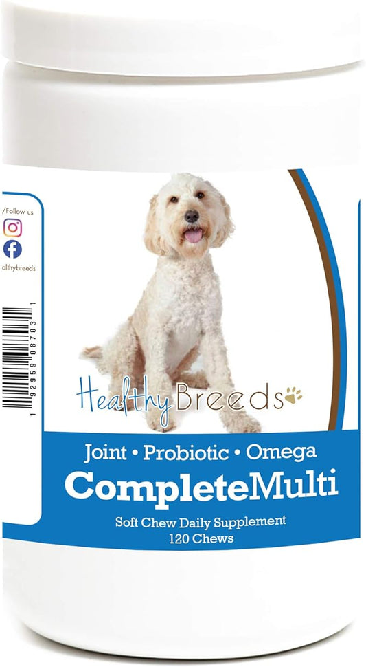 Healthy Breeds Labradoodle All in One Multivitamin Soft Chew 120 Count