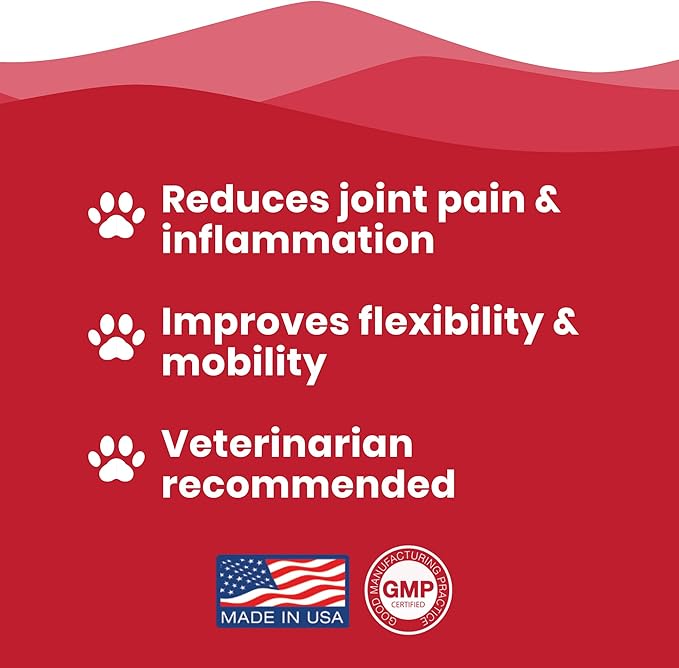 100% Natural Glucosamine for Dogs - 32oz Glucosamine Chondroitin for Dogs - Msm Dog Joint Supplement - Dog Glucosamine - Dog Hip and Joint Supplement - Joint Supplement for Dogs Made in USA (32 oz)