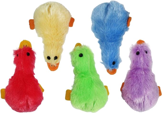 Multipet Duckworth Mini Plush Dog Toy, Assorted Colors, for small breeds