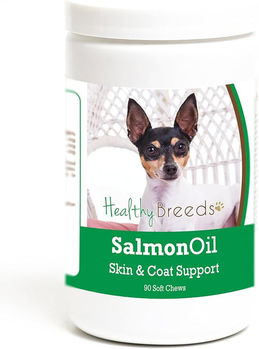 Healthy Breeds Toy Fox Terrier Salmon Oil Soft Chews 90 Count