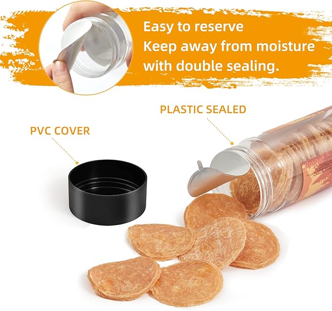 Jungle Calling Dog Treats, Chicken Chips Dog Treats, All Natural Chicken Chips for Dogs, Crunchy Chicken Jerky Dog Training Treats, Single Ingredient Dog Treats for Small, Medium & Large Dogs, 6 oz