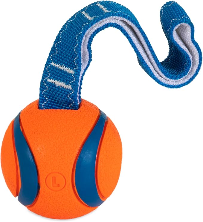 Chuckit Ultra Tug Dog Toy, Large Fetch and Dog Ball Tug Toy for Dogs 60-100 Pounds