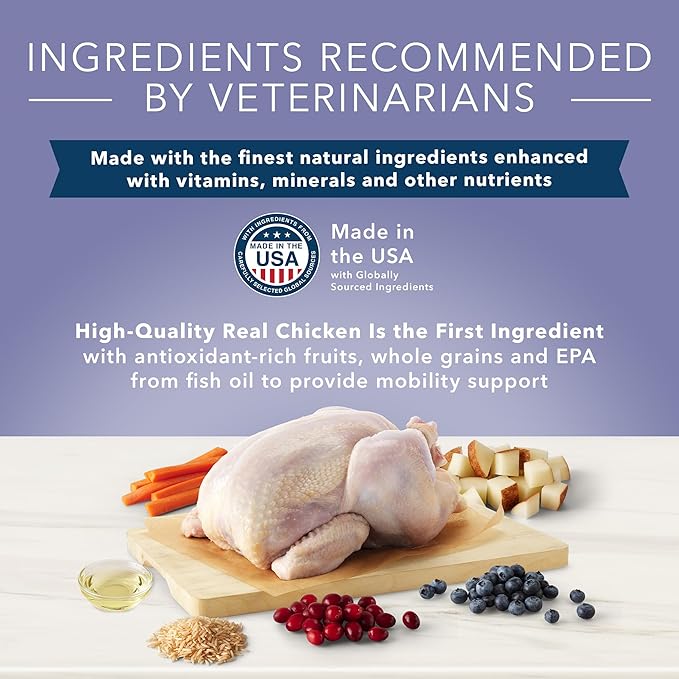 Blue Buffalo True Solutions Jolly Joints Natural Mobility Support Adult Dry Dog Food, Chicken 11-lb