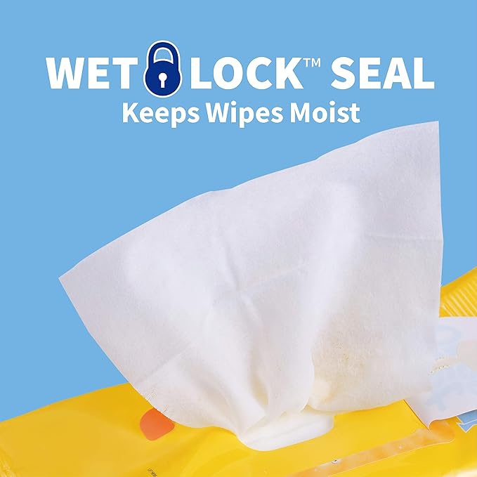 Wet Ones for Pets Delicate Clean Puppy Cleaning Wipes with Oatmeal | Mild & Soothing Puppy Grooming Wipes in Tropical Splash Scent, Wipes with Wet Lock Seal | 30 Ct Pouch Dog Wipes (FF12845)