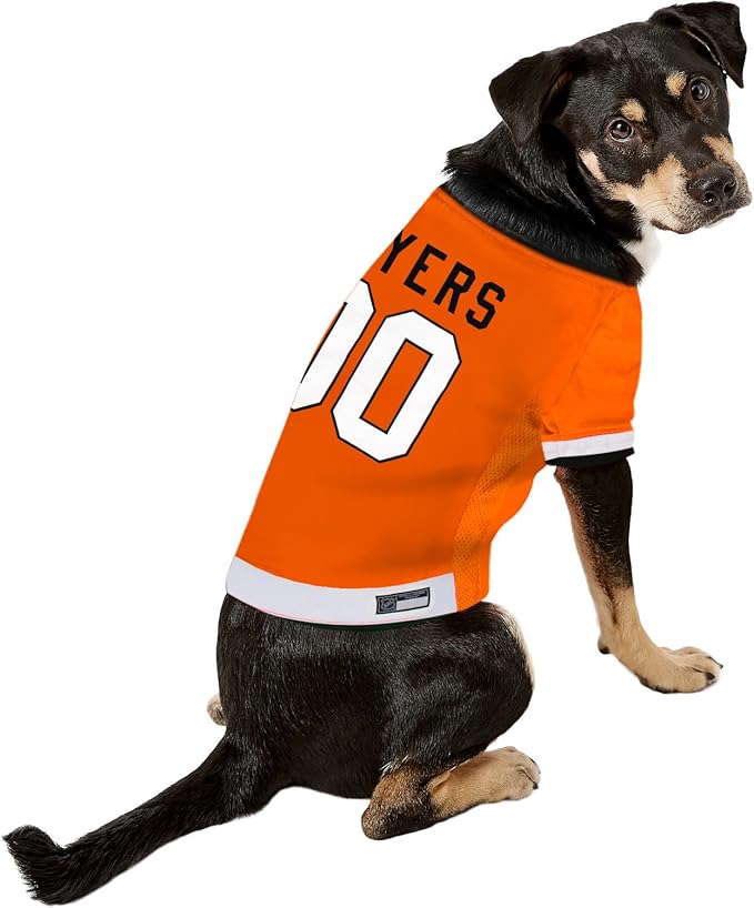 Pets First NHL Philadelphia Flyers Jersey for Dogs & Cats, Small. - Let Your Pet Be A Real NHL Fan!
