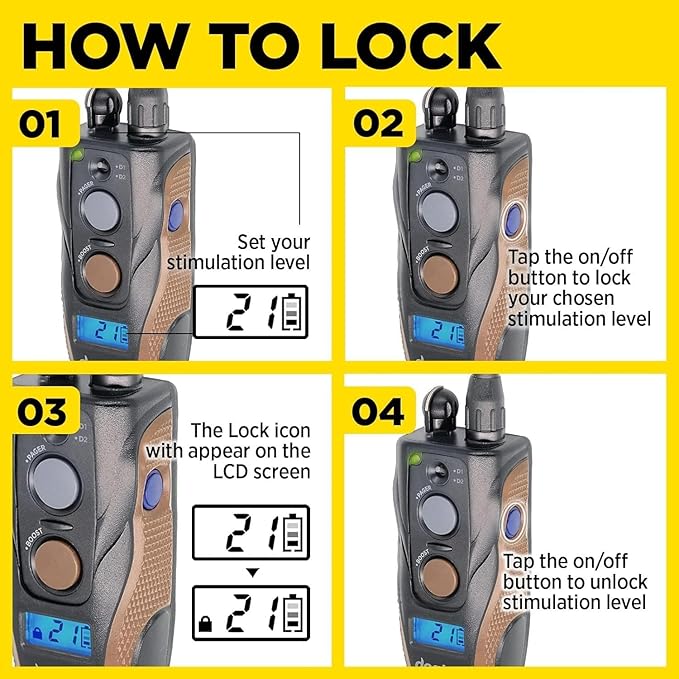 Dogtra ARC HANDSFREE PLUS Boost and Lock, Remote Dog Training E-Collar, HANDSFREE SQUARE for Discreet Control, Waterproof, Rechargeable, 3/4-Mile Range, 1 Dog Expandable System Medium, Large Dogs