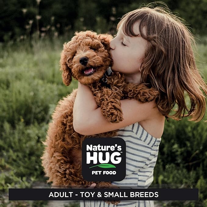 Nature's HUG Dry Dog Food | Sustainable Clean Protein | Supports Immune System | Grain Free | Non-GMO | Just Like Chicken Recipe | Hypoallergenic | 20lb Bags | Adult Toy & Small Breed Dogs