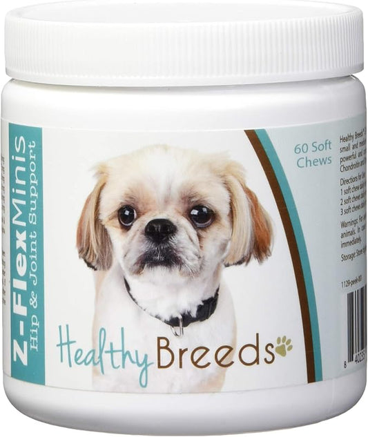 Healthy Breeds Peekapoo Z-Flex Minis Hip and Joint Support Soft Chews 60 Count