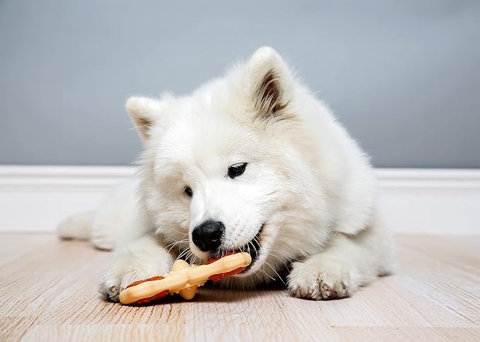 Hartz Chew ‘n Clean Chew Chicken Flavored Tri-Point Dog Treat & Chew Toy, Small 2 Pack