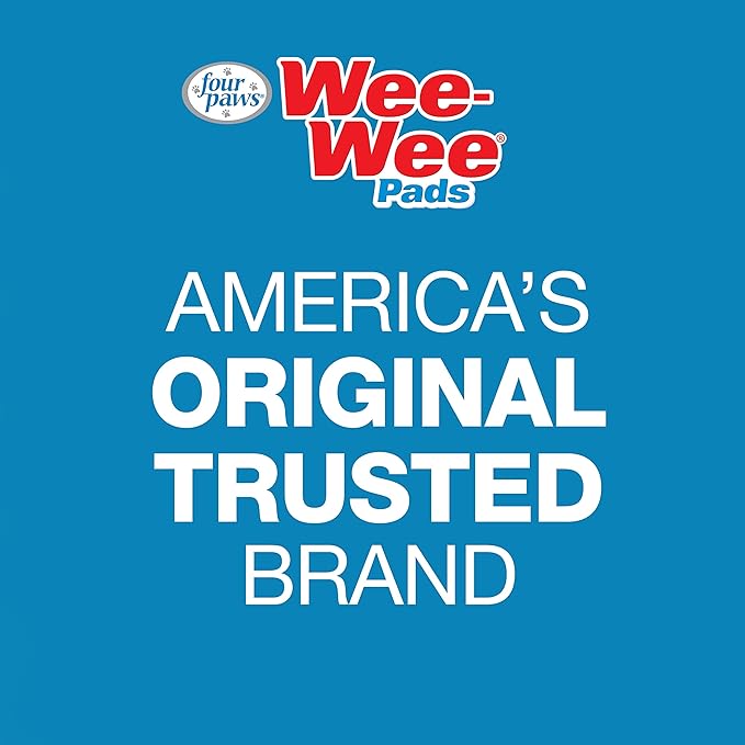 Four Paws Wee-Wee Superior Performance X-Large Pee Pads for Dogs - Puppy & Dog Pads for Potty Training - Dog Supplies for Housebreaking - 28" x 34" (200 Count)