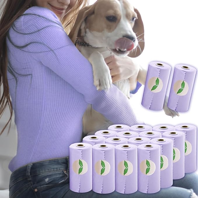 A&H ZIER Poop Bags Holder with Portable Colorful Lanyard, Soft-touch Dog Poop Bags Dispenser Dog Waste Bags, Compatible with any Dog Walking Accessories