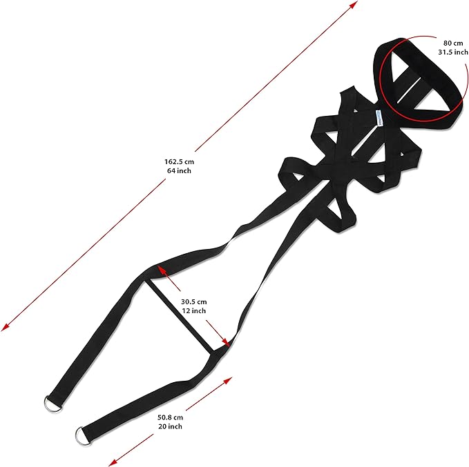 Dog Weight Pulling Harness - Dog Pulling, Weight Training, Dog Sledding, Building Muscle, Improved Behavior, Canicross, Competition and Working Dogs - Complete with Dog Whistle