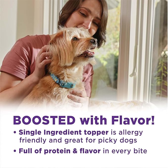 Bundle (4) Wellness CORE Bowl Boosters Freeze-Dried Dog Food Mixer or Topper (2) Bare Turkey (2) Bare Beef with AuroraPet Wipes