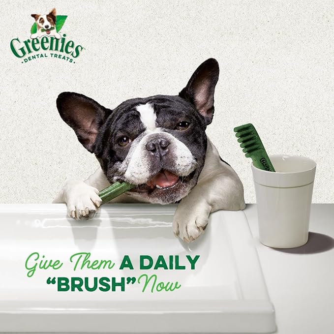 Greenies Original Petite Natural Dental Care Dog Treats, 12 oz. Pack (20 Treats)