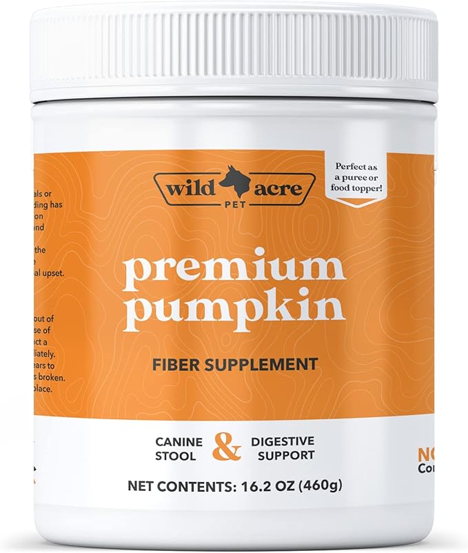 Pumpkin Powder for Dogs - No More Diarrhea or Scoots! - Digestive Puree Treat or Food Topper - Fiber Supplement for Dogs with Prebiotics, 16oz