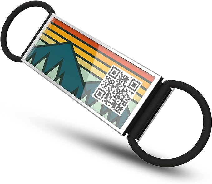 QR Code Dog Tag,Silent Dog Tags Personalized for Pets, Slide On Dog Tag,Custom Dog Name ID Tags Personalized Noiseless Dog and Cat Tags-Free Online&Scan QR Receive Instant Location Alert Email